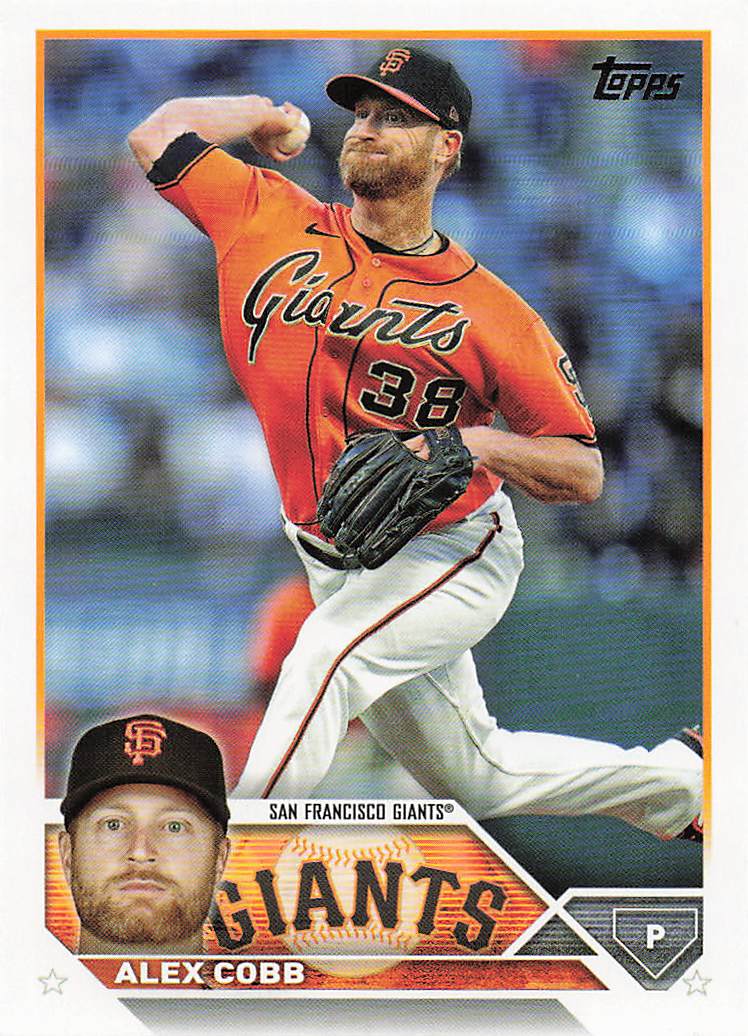 2023 Topps Baseball Alex Cobb #108