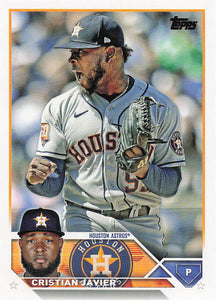 2023 Topps Baseball Cristian Javier #55