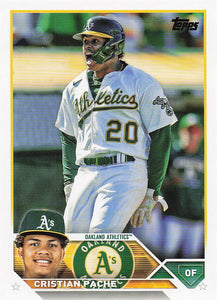 2023 Topps Baseball Cristian Pache #296