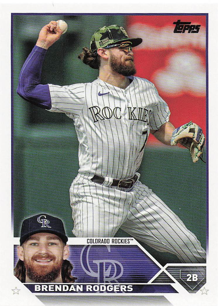 2023 Topps Baseball Brendan Rodgers #287