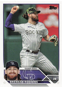 2023 Topps Baseball Brendan Rodgers #287