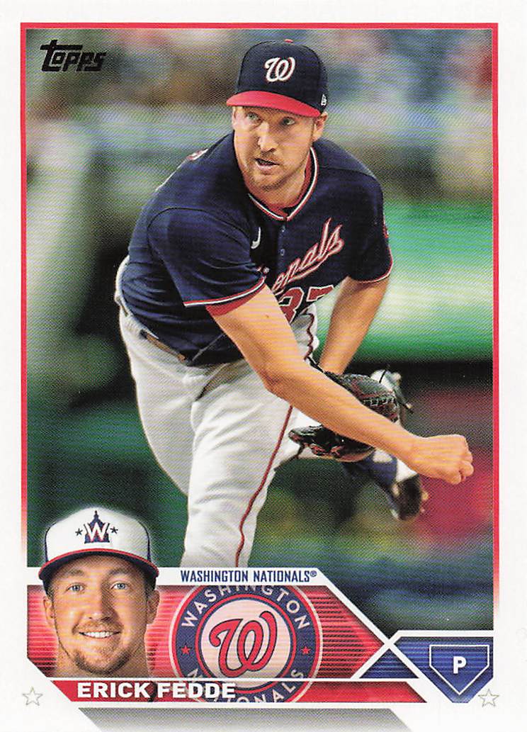 2023 Topps Baseball Erick Fedde #258
