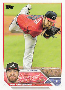2023 Topps Baseball Ian Anderson #114