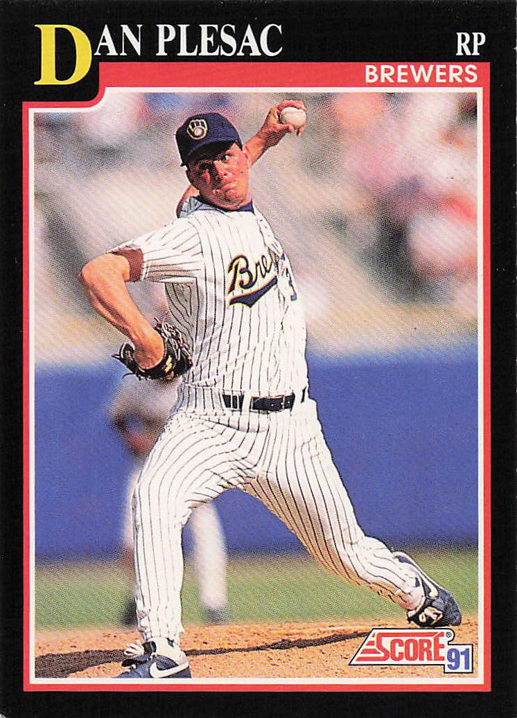 1991 Score Baseball Dan Plesac #275