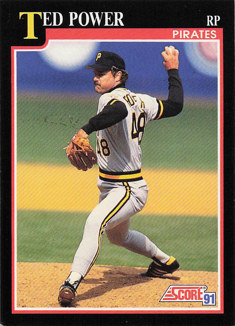 1991 Score Baseball Ted Power #255