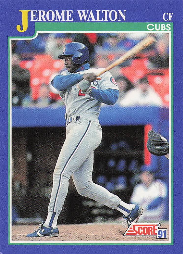1991 Score Baseball Jerome Walton #13
