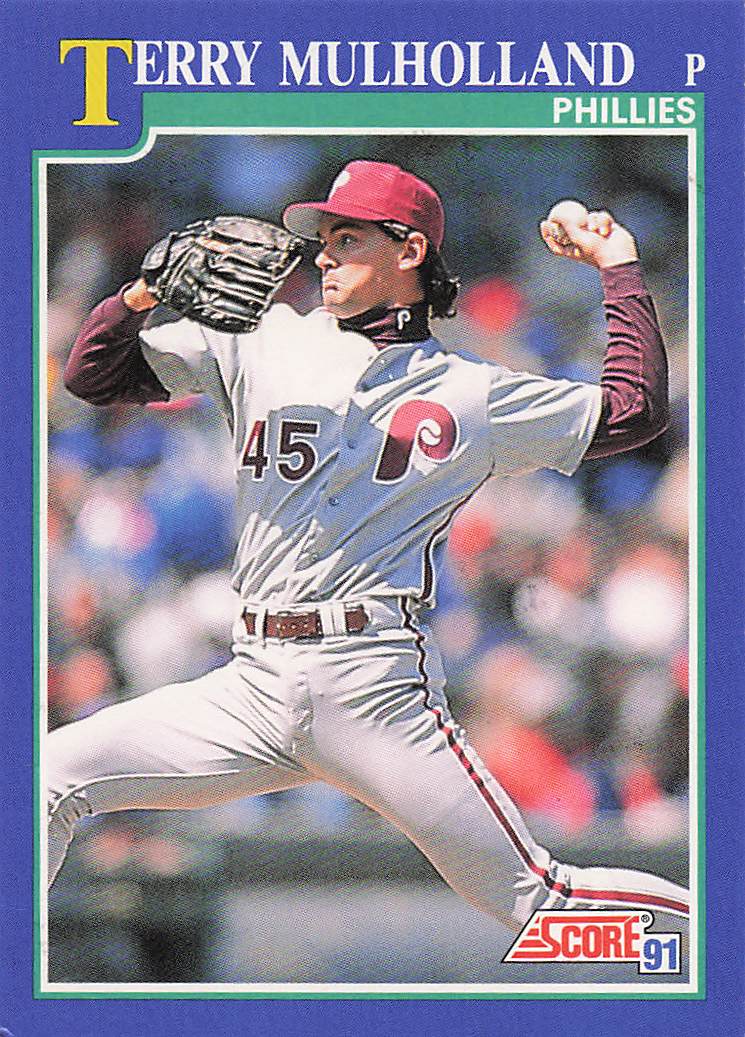 1991 Score Baseball Terry Mulholland #33