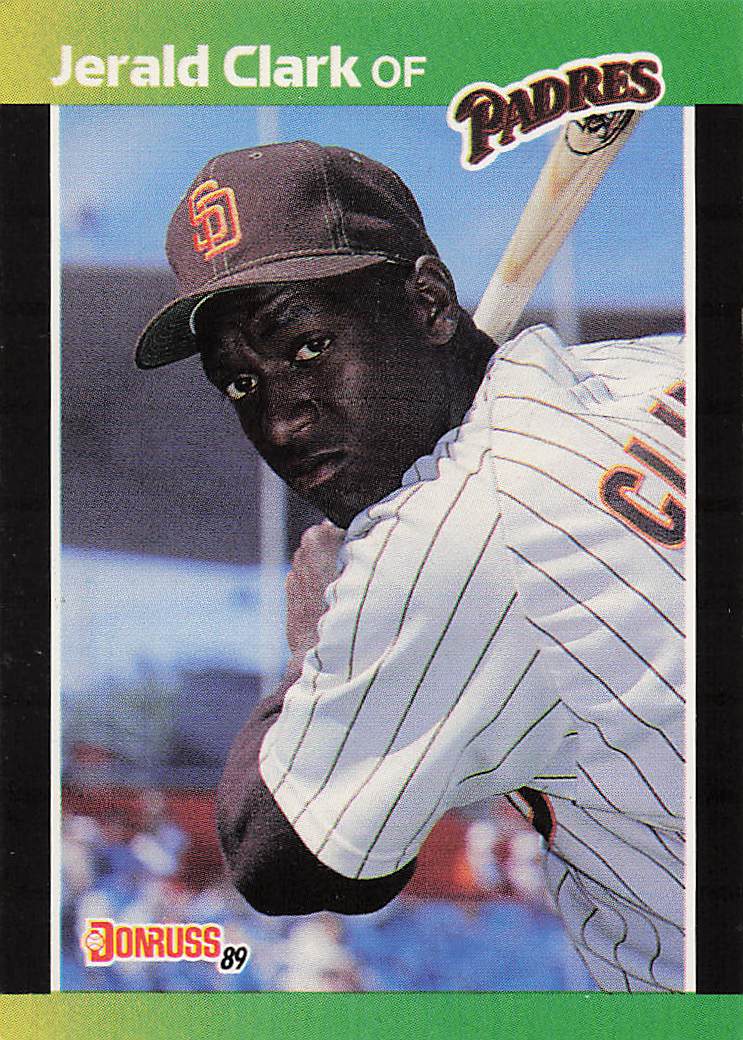 1989 Donruss Baseball Jerald Clark #599c Rookie