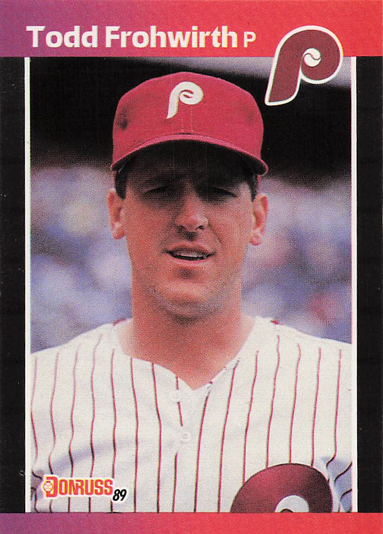 1989 Donruss Baseball Todd Frohwirth #587