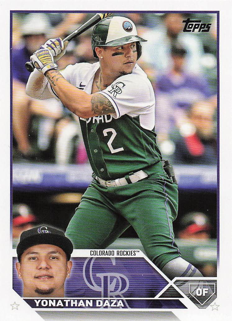 2023 Topps Baseball Yonathan Daza #122