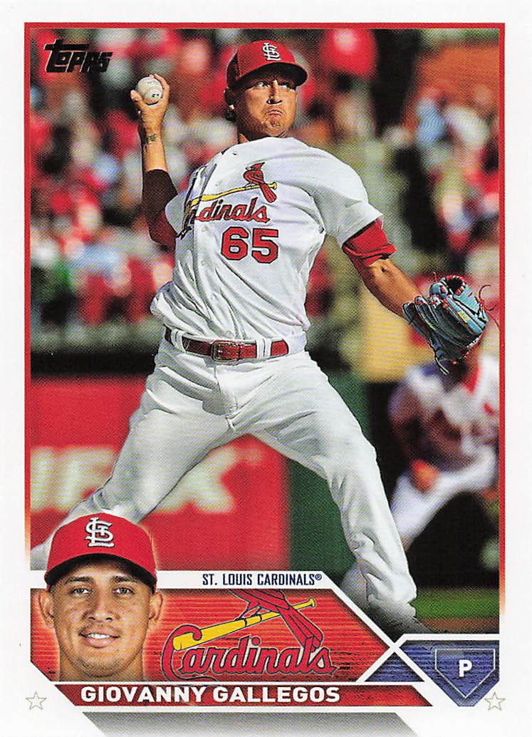 2023 Topps Baseball Giovanny Gallegos #13 Rookie