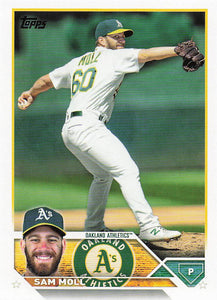 2023 Topps Baseball Sam Moll #8 Rookie