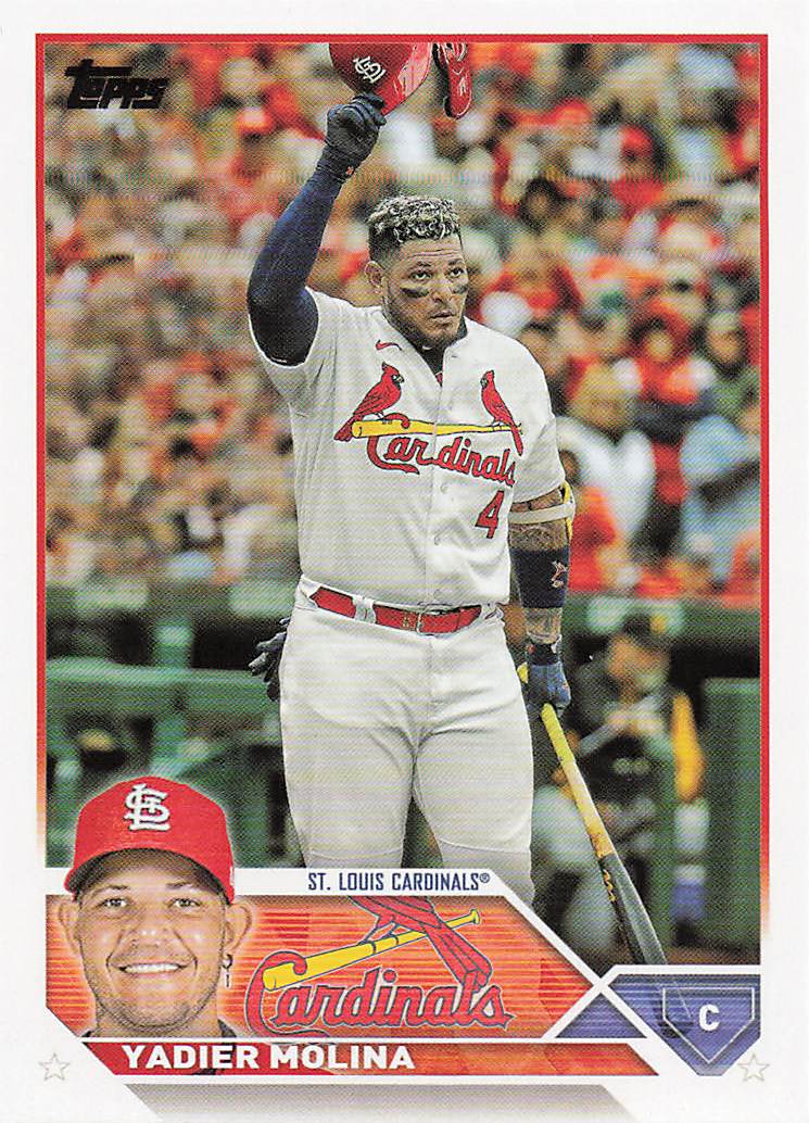 2023 Topps Baseball Yadier Molina #4