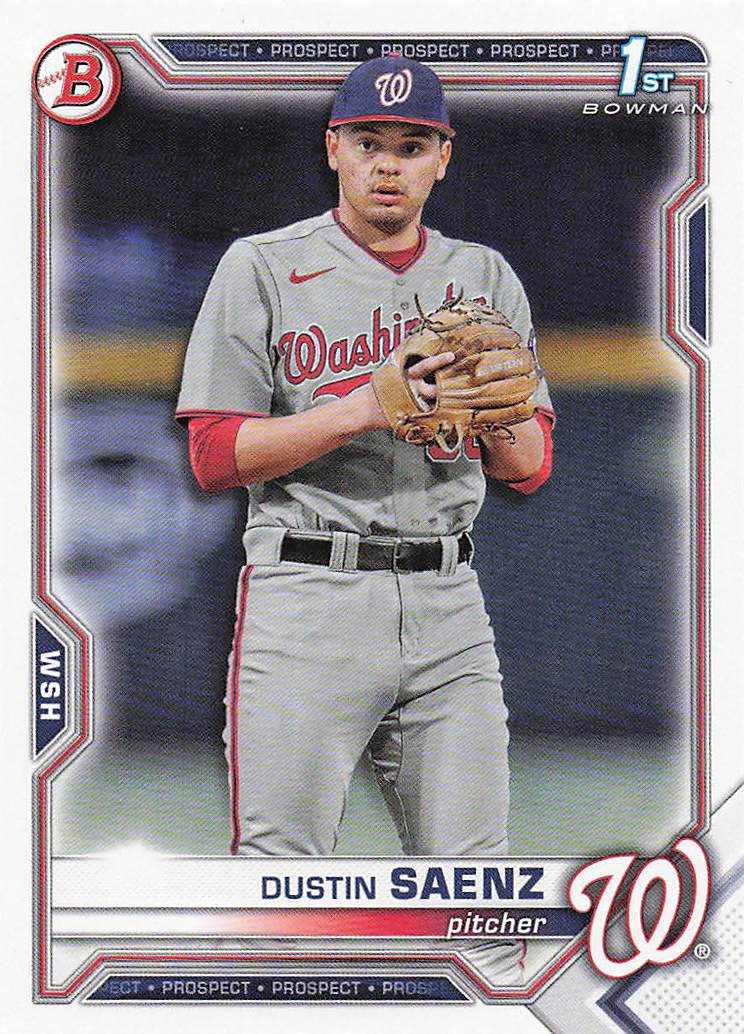 2021 Bowman Draft Baseball Dustin Saenz #BD-14