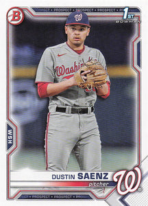 2021 Bowman Draft Baseball Dustin Saenz #BD-14