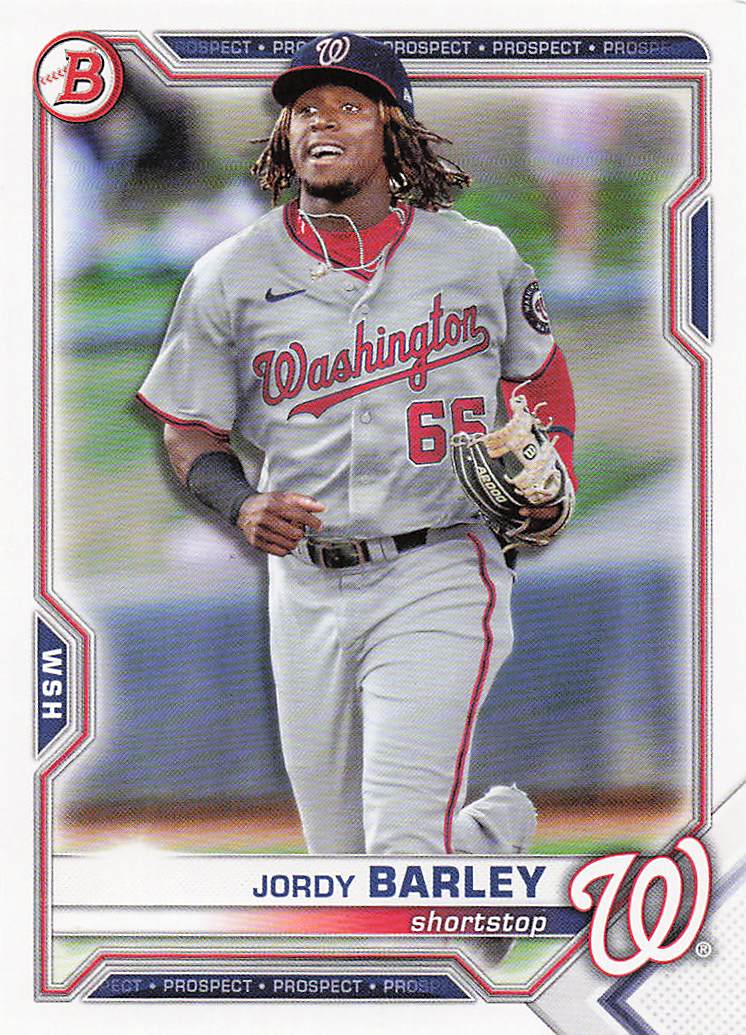2021 Bowman Draft Baseball Jordy Barley #BD-6