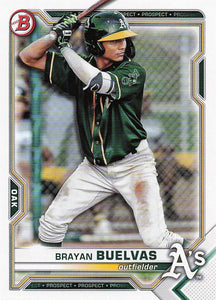2021 Bowman Draft Baseball Brayan Buelvas #BD-39