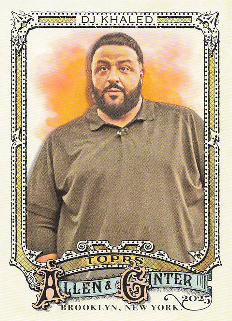 2025 Topps Allen & Ginter Baseball DJ Khaled #208