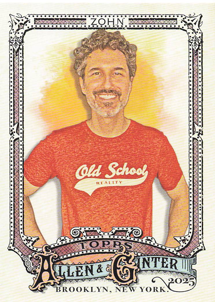2025 Topps Allen & Ginter Baseball Ethan Zohn #287