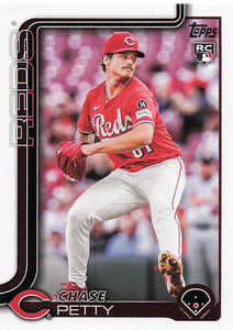 2025 Topps Update Baseball Chase Petty #US275 Rookie