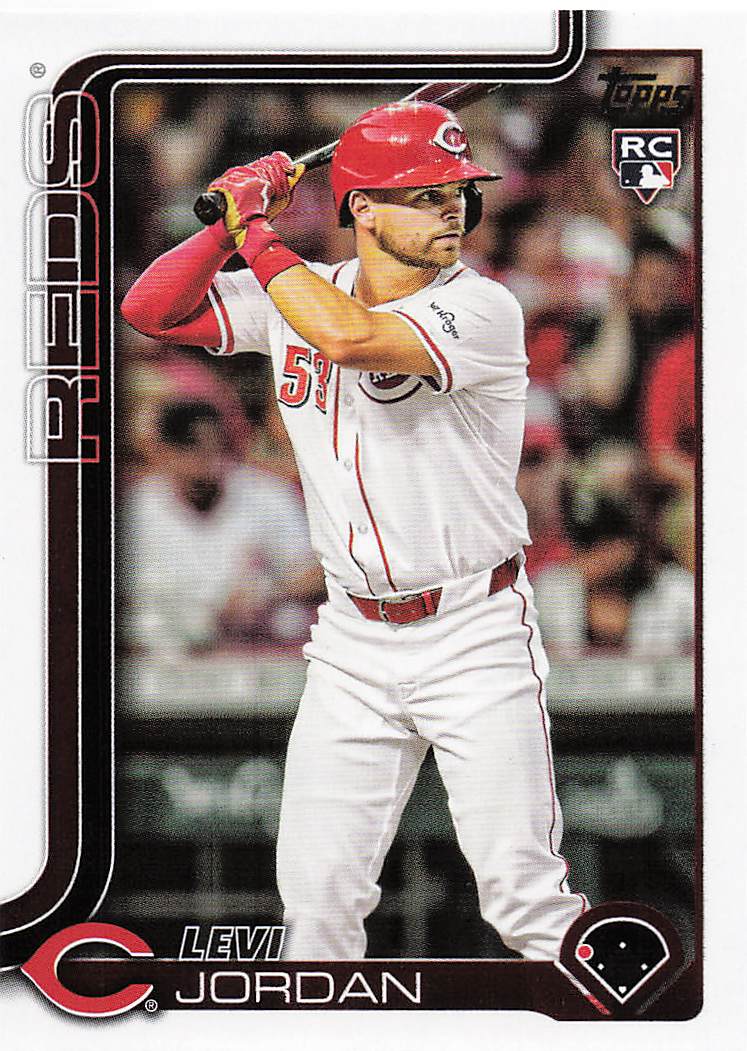 2025 Topps Update Baseball Levi Jordan #US6 Rookie