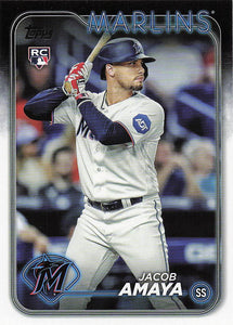 2024 Topps Baseball Jacob Amaya #144 Rookie