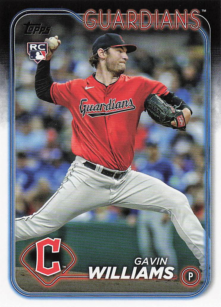 2024 Topps Baseball Gavin Williams #242 Rookie
