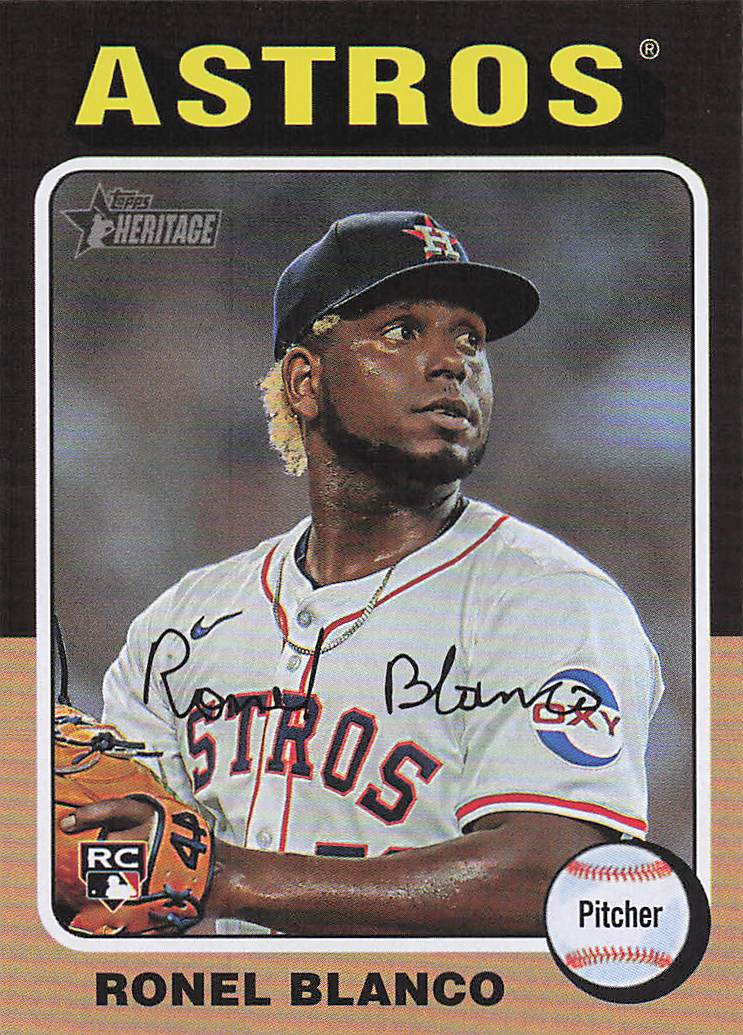 2024 Topps Heritage Baseball Ronel Blanco #612 Rookie