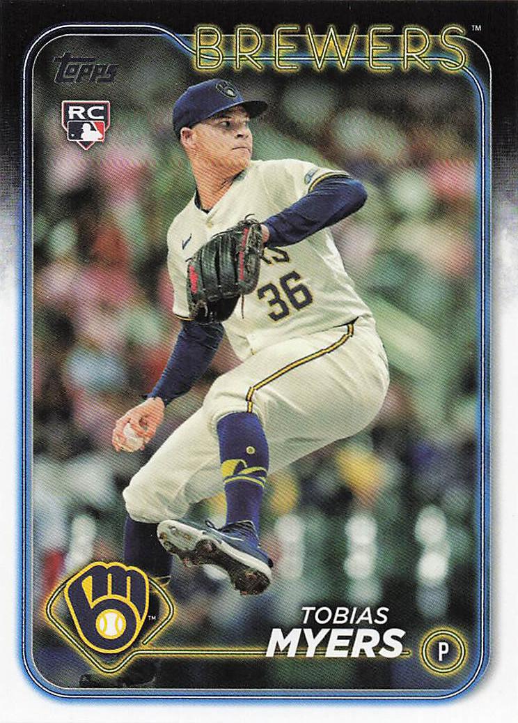 2024 Topps Update Baseball Tobias Myers #US299 Rookie