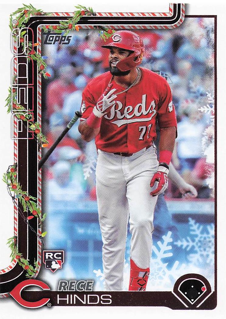 2025 Topps Holiday Baseball Rece Hinds #H168 Rookie