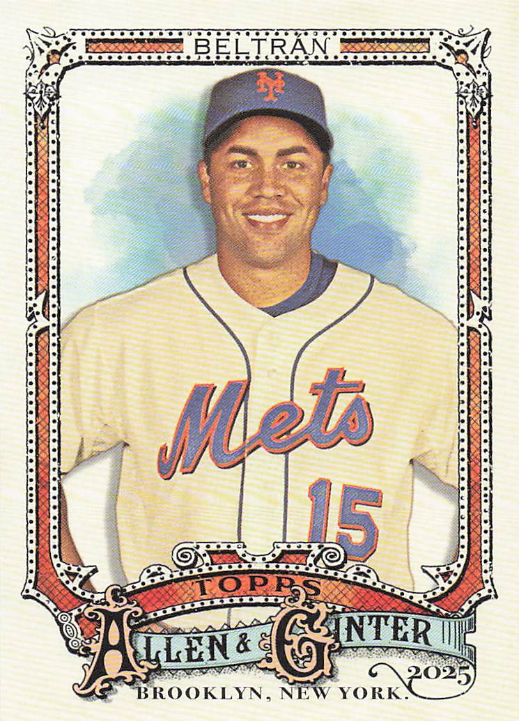2025 Topps Allen & Ginter Baseball Carlos Beltrán #153