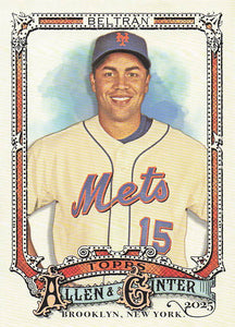 2025 Topps Allen & Ginter Baseball Carlos Beltrán #153