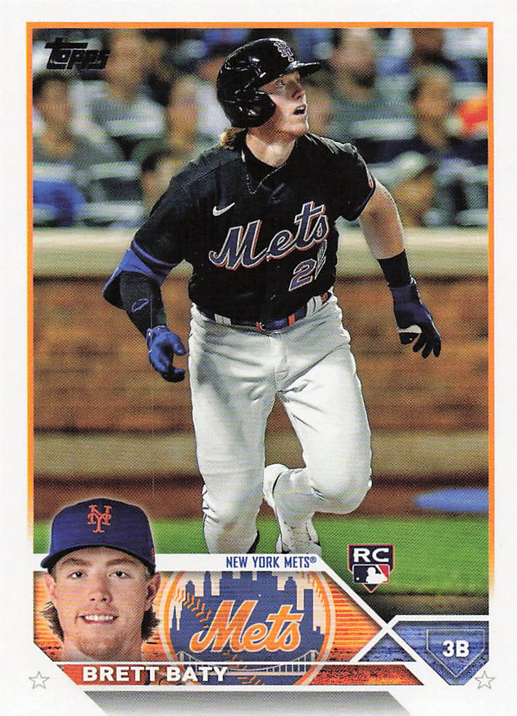 2023 Topps Baseball Brett Baty #89 Rookie