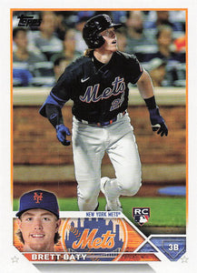 2023 Topps Baseball Brett Baty #89 Rookie