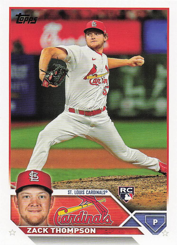 2023 Topps Baseball Zack Thompson #34 Rookie