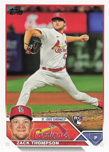 2023 Topps Baseball Zack Thompson #34 Rookie