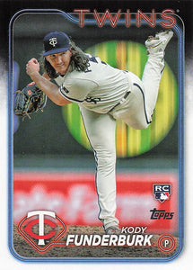 2024 Topps Baseball Kody Funderburk #538 Rookie
