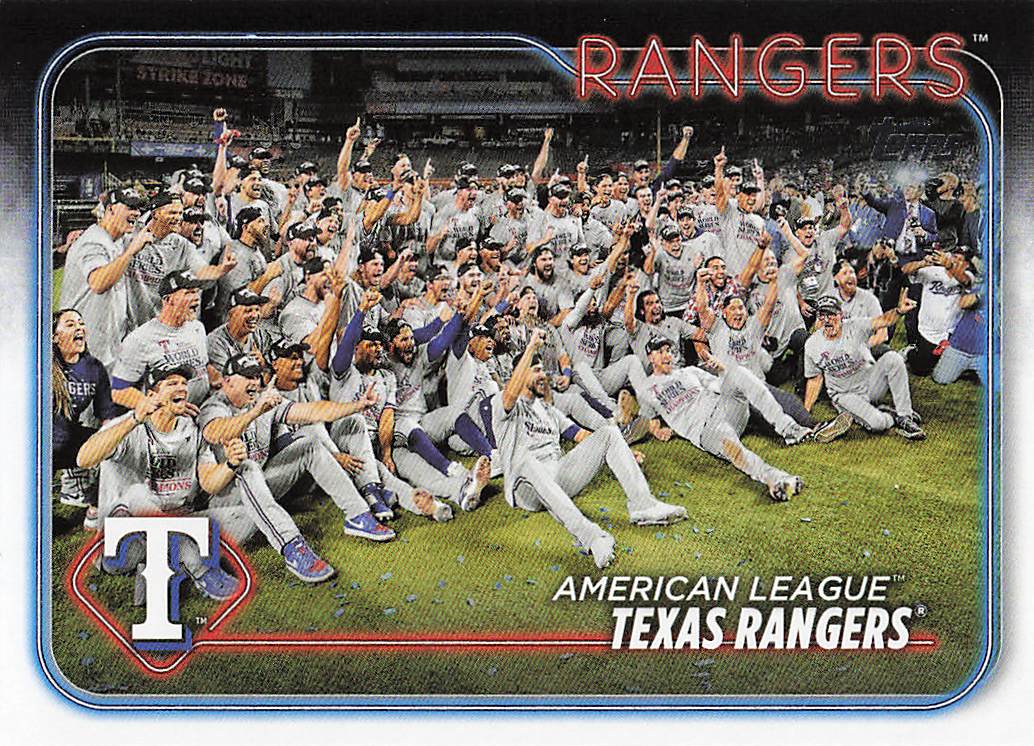 2024 Topps Baseball Texas Rangers #498
