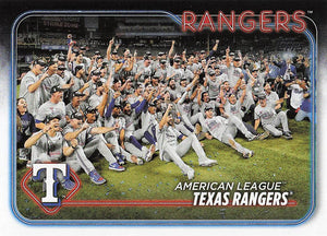 2024 Topps Baseball Texas Rangers #498
