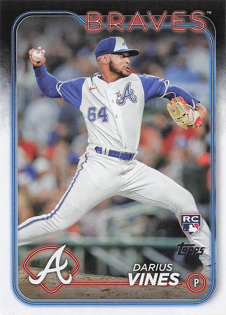 2024 Topps Baseball Darius Vines #493 Rookie