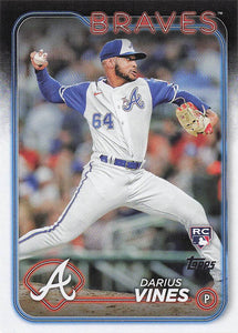 2024 Topps Baseball Darius Vines #493 Rookie