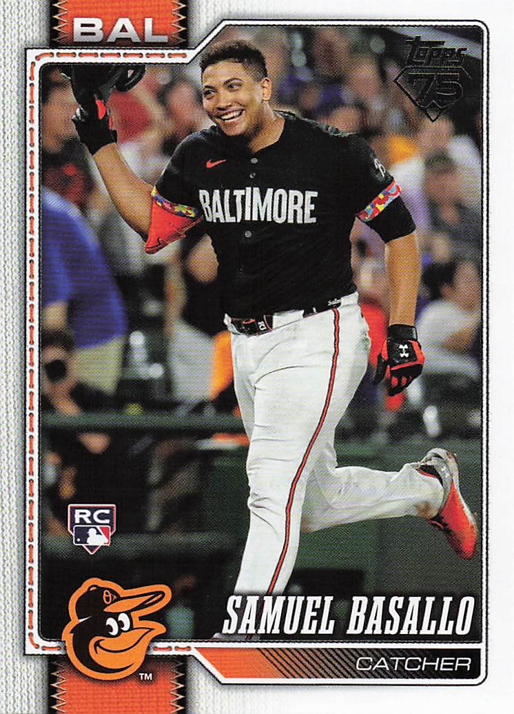 2026 Topps Baseball Samuel Basallo #104 Rookie