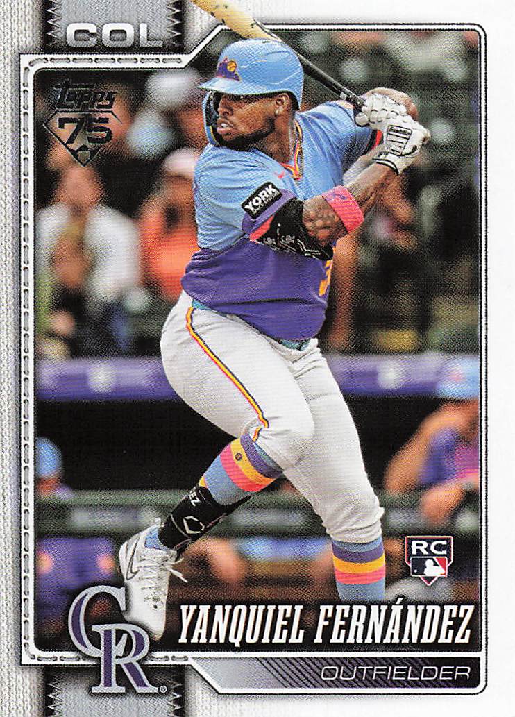 2026 Topps Baseball Yanquiel Fernández #116 Rookie
