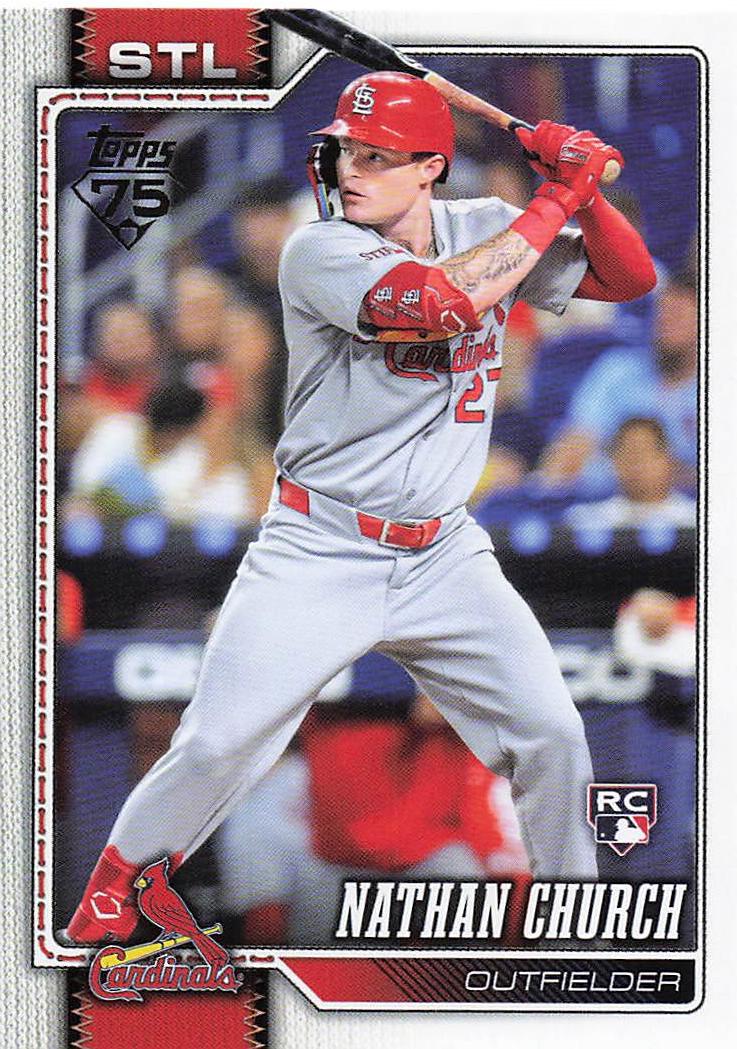 2026 Topps Baseball Nathan Church #24 Rookie
