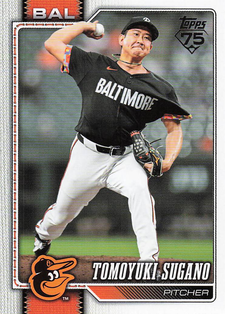 2026 Topps Baseball Tomoyuki Sugano #185