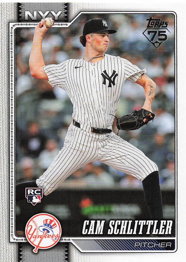 2026 Topps Baseball Cam Schlittler #111 Rookie