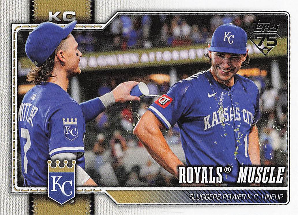 2026 Topps Baseball Royals Muscle (Bobby Witt Jr. / Jac Caglianone) #236