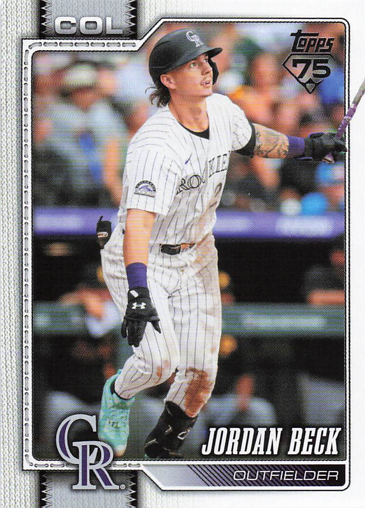 2026 Topps Baseball Jordan Beck #12