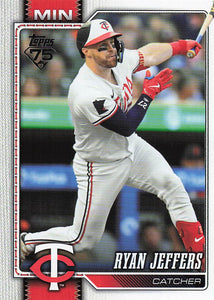 2026 Topps Baseball Ryan Jeffers #315