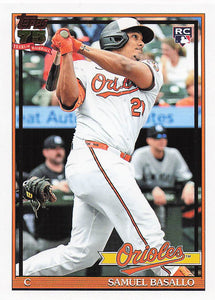 2026 Topps 1991 Topps Baseball 35th Anniversary Samuel Basallo #T91-20
